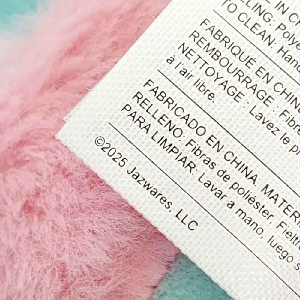 🐣 EATON 🐰🧁 Blue Bunny Milkshake Pink Fur Carrot Easter 2025 Squishmallow NWT - Picture 7 of 9